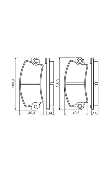 Fren Balatası - Dacia 1310, Pick Up - Tecno-brake-braketcb70107 37026737 Fren Balatası - Dacia 1310, Pick Up - Tecno-brake-braketcb70107 37026737