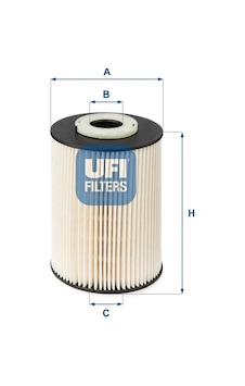 Ufı 26.020.00 Mazot Fıltresı Mondeo Iv Iv 07 / S40 S60 V50 V70 C30 C70 2.0 Tdcı