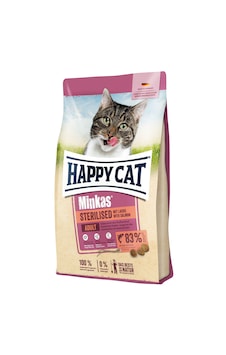 Happy Cat Minkas Somonlu Kısırlaştırılmış Yetişkin Kedi Maması 4kg Happy Cat Minkas Somonlu Kısırlaştırılmış Yetişkin Kedi Maması 4kg
