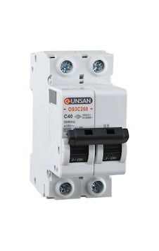 Günsan Valta Otomatik Sigorta 2 Kutup 6kA C Tip 40A Günsan Valta Otomatik Sigorta 2 Kutup 6kA C Tip 40A