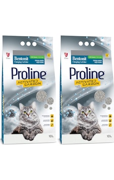 Proline Aktif Karbonlu Topaklaşan İnce Bentonit Kedi Kumu 2 x 10 L Proline Aktif Karbonlu Topaklaşan İnce Bentonit Kedi Kumu 2 x 10 L