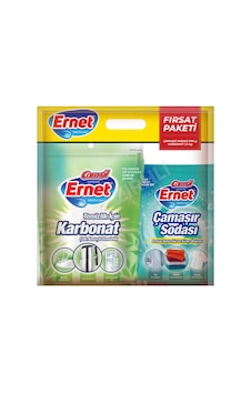 5 Adet Ernet Çamaşır Sodası 500 Gr + Karbonat 1500 Gr 2'li Set 5 Adet Ernet Çamaşır Sodası 500 Gr + Karbonat 1500 Gr 2'li Set