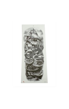 Gemi Tattoo Kol Dövme Sticker Gemi Tattoo Kol Dövme Sticker