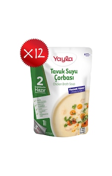Yayla Yemek Hazır Tavuk Suyu Çorbası 250 Ml X12