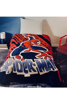 Taç Lisanslı Battaniye Spiderman Block Tek Kişilik Kırmızı - Mavi Taç Lisanslı Battaniye Spiderman Block Tek Kişilik Kırmızı - Mavi