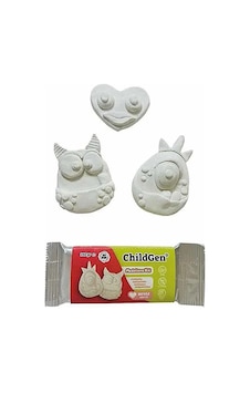 ChildGen Hava İle Kuruyan Beyaz Modelleme Kili 250 Gram