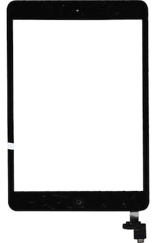 Apple Uyumlu iPad Mini 1 A1454 Butonlu Dokunmatik Siyah Apple Uyumlu iPad Mini 1 A1454 Butonlu Dokunmatik Siyah