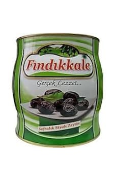 Akhisar Fındıkkale Etli Ve İri Siyah Zeytin 200-260kb 2 Kg Teneke
