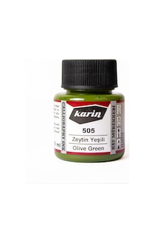 Karin Hat Mürekkebi 45ml Zeytin Yeşili 505 Karin Hat Mürekkebi 45ml Zeytin Yeşili 505