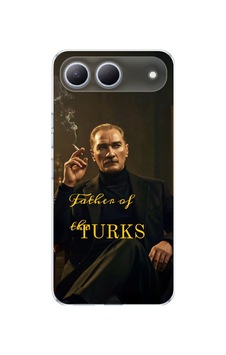 Tecno Spark 40 5g Uyumlu Atatürk Father Of The Turks Baskılı Silikon Kılıf Renkli Tecno Spark 40 5g Uyumlu Atatürk Father Of The Turks Baskılı Silikon Kılıf Renkli