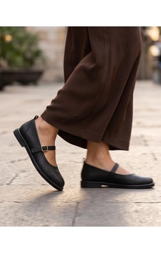 Futsishoes Sora Siyah Hakiki Floter Deri Rahat Kalıp Mary Jane Tokalı Kadın Babet Futsishoes Sora Siyah Hakiki Floter Deri Rahat Kalıp Mary Jane Tokalı Kadın Babet