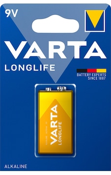 Varta Longlife 9v Pil Tekli Paket Alkalin Varta Longlife 9v Pil Tekli Paket Alkalin