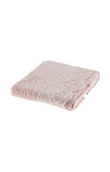Taç Pamuk Lace 2'li Dantelli El-Yüz Havlusu Açık Pembe Taç Pamuk Lace 2'li Dantelli El-Yüz Havlusu Açık Pembe