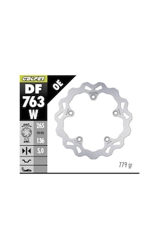 Bmw F 800 Gs Adventure Arka Fren Diski 265 Mm 2012-2018 Galfer Dalgalı Sabit Disk Bmw F 800 Gs Adventure Arka Fren Diski 265 Mm 2012-2018 Galfer Dalgalı Sabit Disk