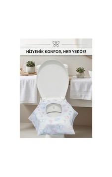 Tek Kullanımlık Klozet Kapak Örtüsü 20 Adet 2 10