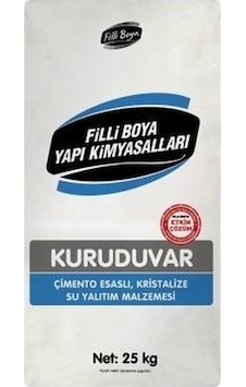Nalburzade Filli Boya Kuruduvar Kristalize Su Yalıtım Malzemesi 25 KG Nalburzade Filli Boya Kuruduvar Kristalize Su Yalıtım Malzemesi 25 KG