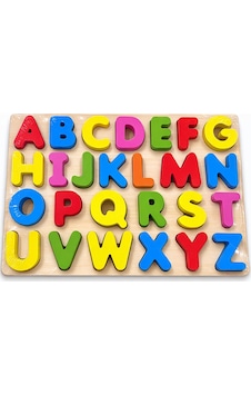 Ahşap Alfabe Puzzle Eğitici Oyuncak