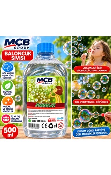 500 Ml Baloncuk Sıvısı Sabun Köpüğü Bubble Oyuncak Eğlenceli Çocuk Ve Parti Ürünü Çok Renkli
