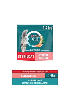 Purina One Somonlu Kısırlaştırılmış Kedi Maması 1,4 Kg