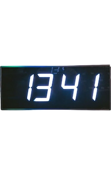 Sanec Wifi Senkronize Dijital Led Duvar Ve Masa Saat Derece Otomatik İnternet Saat Ayarlı, Beyaz Led, 16x40 Cm Beyaz Sanec Wifi Senkronize Dijital Led Duvar Ve Masa Saat Derece Otomatik İnternet Saat Ayarlı, Beyaz Led, 16x40 Cm Beyaz