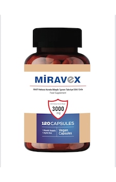 Miravex Ahcc 3000 Mg 120 Kapsül