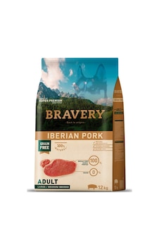 Bravery İberian Pork Tahılsız Domuzlu Büyük ve Orta Irk Yetişkin Köpek Maması 12 KG Bravery İberian Pork Tahılsız Domuzlu Büyük ve Orta Irk Yetişkin Köpek Maması 12 KG