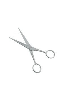 Berber Çelik Saç Kesim Makası 16 Cm Kuaför Kaş Bıyık Sakal Kesme Makas