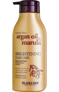 Luxliss Argan Oil Marula Brightening Hair Care Shampoo 500 ML Luxliss Argan Oil Marula Brightening Hair Care Shampoo 500 ML
