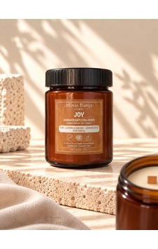 Aromaterapi Soya Mum - Joy Neşe 150 Gr Şeffaf Aromaterapi Soya Mum - Joy Neşe 150 Gr Şeffaf