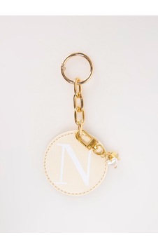 Happyme Ekru Çanta Aksesuar Yuvarlak Harfli Charm Hm 16 N Happyme Ekru Çanta Aksesuar Yuvarlak Harfli Charm Hm 16 N