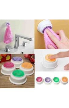 Vantuzlu Pratik Basmalı Havlu Tutacağı 2 Li Paket Plastik Beyaz Diğer Vantuzlu Pratik Basmalı Havlu Tutacağı 2 Li Paket Plastik Beyaz Diğer