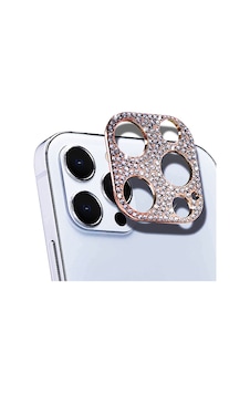 Ally Apple Uyumlu iPhone 12 Pro Max Diamond Taş İşlemeli Kamera Koruyucu Lens Altın Ally Apple Uyumlu iPhone 12 Pro Max Diamond Taş İşlemeli Kamera Koruyucu Lens Altın