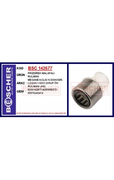 Bsc 142677 Prizdirek Malafalı Rulman Megane Iı-clıo Iv-dokker-logan 1.5dcı Grup Ön Rulmanı Jh3 8200142677-8200055372-3220300qah - Bsc 142677 Prizdirek Malafalı Rulman Megane Iı-clıo Iv-dokker-logan 1.5dcı Grup Ön Rulmanı Jh3 8200142677-8200055372-3220300qah -
