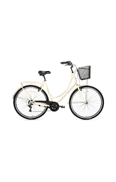 Bisan Paradıse S Kadın Şehir Bisikleti 56cm V 28 Jant 7 Vites Krem Siyah Çok Renkli