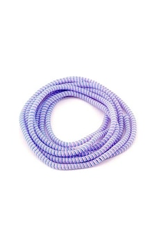 Şarj Aleti Kablosu Koruyucu Spiral Sarma Kılıf, Kordon Koruma İçin Eflatun Şarj Aleti Kablosu Koruyucu Spiral Sarma Kılıf, Kordon Koruma İçin Eflatun
