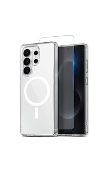 Teleplus Samsung Uyumlu Galaxy S26 Ultra Kılıf Embos Manyetik Şarj Kapak + Ekran Koruyucu Teleplus Samsung Uyumlu Galaxy S26 Ultra Kılıf Embos Manyetik Şarj Kapak + Ekran Koruyucu