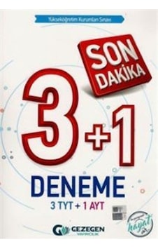 YKS Son Dakika 3+1 Deneme (3 TYT+1 AYT) / Kolektif