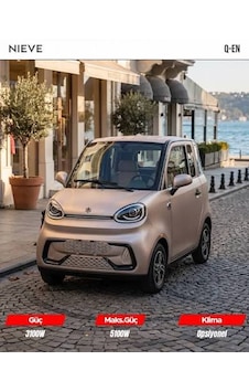 Nieve Q-En Klimalı 2026 Model Elektrikli Otomobil Gri Nieve Q-En Klimalı 2026 Model Elektrikli Otomobil Gri