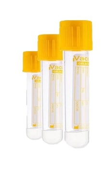 Vacusera Jelli Biyo Kimya Tüpü Sarı 8 Ml 100'lü Vacusera Jelli Biyo Kimya Tüpü Sarı 8 Ml 100'lü