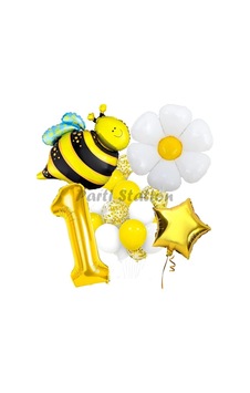 Parti Station Arı Ve Papatya Temalı 1 Yaş Balon Seti Doğum Günü Parti Dekorasyonu Sku: Zeusstkfd0d218194 . Parti Station Arı Ve Papatya Temalı 1 Yaş Balon Seti Doğum Günü Parti Dekorasyonu Sku: Zeusstkfd0d218194 .