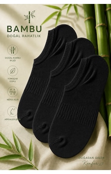 Tibo 3 Çift Burun Dikişsiz Yumuşacık Premium Erkek Sneaker Patik Çorap Siyah Tibo 3 Çift Burun Dikişsiz Yumuşacık Premium Erkek Sneaker Patik Çorap Siyah