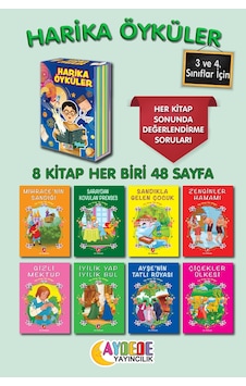 Harika Öyküler - Meb Uyumlu 2. 3. 4. Sınıf Tavsiyeli Çocuk Hikayeleri Öykü Kitapları 8 Kitap