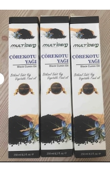Multidem Soğuk Sıkım Çörek Otu Yağı 3 x 250 ML Multidem Soğuk Sıkım Çörek Otu Yağı 3 x 250 ML