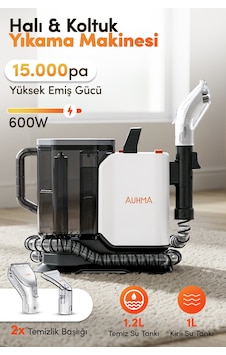 Auhma Aspt-04 Aquaclean Pro 600 Halı & Koltuk Yıkama Makinesi 600w 15kpa Islak Kuru Spot Cleaner Çi Auhma Aspt-04 Aquaclean Pro 600 Halı & Koltuk Yıkama Makinesi 600w 15kpa Islak Kuru Spot Cleaner Çi