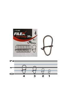 Filex Fast Snap No:1 - 10pcs Filex Fast Snap No:1 - 10pcs