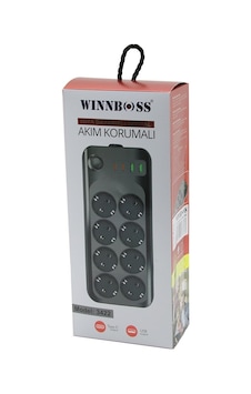 Wınnboss-3422 Termal Akım & Kısa Devre Korumalı 8li Priz 2+2 Usb-type-c 2mt Anahtarlı Uzatma Kablo 16a & 4000w 30 Diğer Wınnboss-3422 Termal Akım & Kısa Devre Korumalı 8li Priz 2+2 Usb-type-c 2mt Anahtarlı Uzatma Kablo 16a & 4000w 30 Diğer