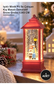 1 Adet Kar Küresi Işıklı Minik Pil İle Çalışan Kış Masalı Dekoratif Snow Globe 13x5 Cm 1 Adet Kar Küresi Işıklı Minik Pil İle Çalışan Kış Masalı Dekoratif Snow Globe 13x5 Cm