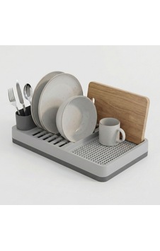 Deconox Aqua Gri Tezgah Üstü Bulaşıklık - Modern Mutfak Organizer Deconox Aqua Gri Tezgah Üstü Bulaşıklık - Modern Mutfak Organizer