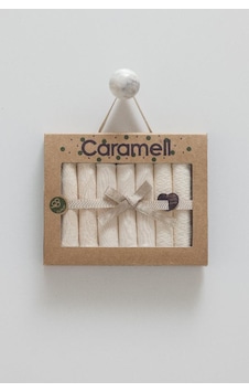 Caramell %100 Pamuk Tiny Lace Mendil Crml.mnd1894 Bej