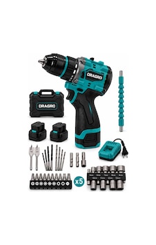 Dragro Drg-21v Kömürsüz M Darbeli Metal Şanzıman Çift Akülü Vidalama Full Setli Dragro Drg-21v Kömürsüz M Darbeli Metal Şanzıman Çift Akülü Vidalama Full Setli